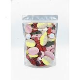 BUBS Swedish Candy Sweet Gummies Mix Vegan & Gluten Free - Skulls, Ovals, Logs & More - 0.5LB