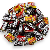Hershey's 1 LB Miniatures Variety Pack - Individually Wrapped Assorted Mini Chocolate Candy Bars - Bulk Packaging