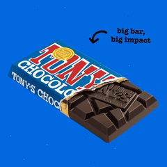Tony's Chocolonely Dark Chocolate Bar - 6.35oz