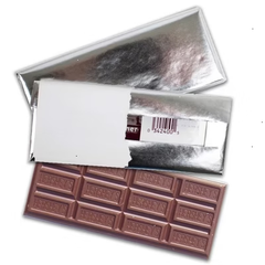 20 Pcs Hershey's Chocolate Bars Wrapped with Silver Foil - 1.55oz Milk Chocolate Candy Bars - DIY Party Favors