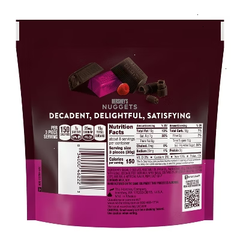HERSHEY'S Nuggets Dark Chocolate Raspberry Decadence Candy - 8.1oz