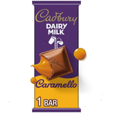 Cadbury Dairy Milk Caramello Milk Chocolate and Caramel Bar Candy - 4oz