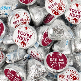 170 Pcs Halloween Party Candy Chocolate Hershey's Kisses (1.7lb) - Bloody
