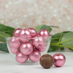 204 Pcs It's A Girl Hearts Themed Hershey's Miniatures and Chocolate Balls (3.24lb)