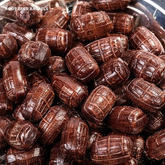 Howe Traditional Nostalgic Candies, Vintage Style Old Fashioned Candy Flavors, Root Beer Hard Candy Barrels, 16 Oz