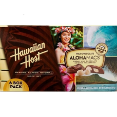 Hawaiian Host Aloha Mac Chocolate - 36oz/6ct