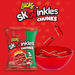 Lucas Skwinkles Chunks Watermelon Candy - 4.58oz