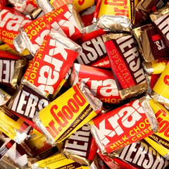68 Pcs Birthday Bulk Hershey's Chocolate Wrapped Miniatures For Birthday Party Candy, Party Favors - Unicorn