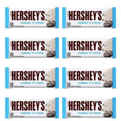 Hershey's Cookies 'n' Cream 43g Chocolate Bar 12 Pack - Great For Home, Work, School, Snack, Parties & More - Bulk Packaging