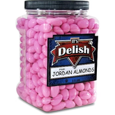 Pink Jordan Almonds by It's Delish, – 3.5 lbs Jumbo Container