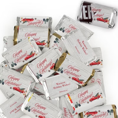 34 Pcs Christmas Candy Party Favors Hershey's Miniatures Chocolate - Vintage Red Truck