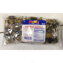 Howe Traditional Nostalgic Candies, Vintage Style Old Fashioned Candy Flavors, Root Beer Hard Candy Barrels, 16 Oz