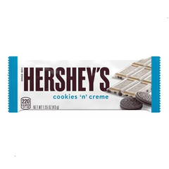 Hershey's Cookies 'n' Cream 43g Chocolate Bar 12 Pack - Great For Home, Work, School, Snack, Parties & More - Bulk Packaging