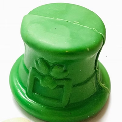 Sassy Little Southern 2-Pack Breakable Ghirardelli Chocolate Leprechaun Top Hats – Saint Patrick’s Day Candy-Filled Smash Gift with Wooden Hammer