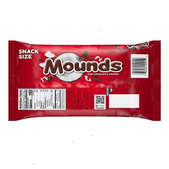 Mounds Dark Chocolate and Coconut Snack Size Candy Bars - 11.3oz, Bag