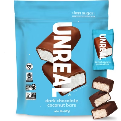 UNREAL Dark Chocolate Coconut Bars - 10oz