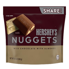 HERSHEY'S Nuggets Milk Chocolate with Almonds Candy - 8.8oz