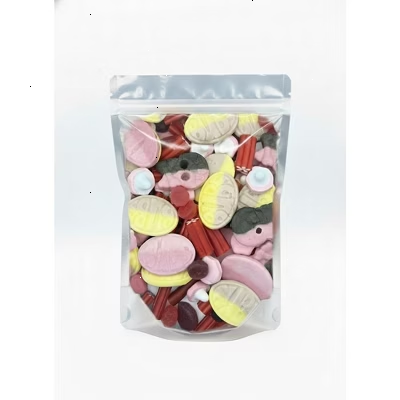 BUBS Swedish Candy Sweet Gummies Mix Vegan & Gluten Free - Skulls, Ovals, Logs & More - 0.5LB