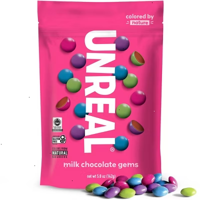 UNREAL Milk Chocolate Candy  Gems - 5oz