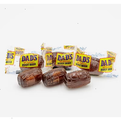 DAD'S Root Beer Barrel Hard Candy 1LB Original Flavor Old Fashioned Candy - Bulk Packaging