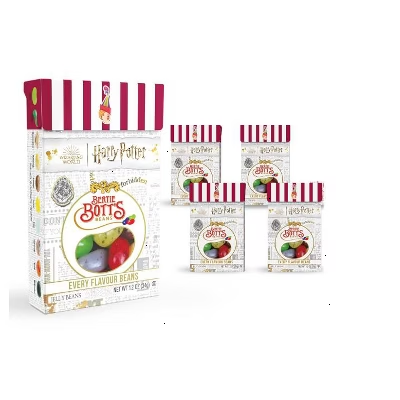 Jelly Belly 4 Pack Harry Potter Bertie Botts Jelly Beans 1.2oz Great Gift For any Harry Potter Fan!