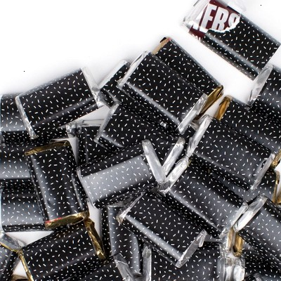 34 Pcs Black Candy Party Favors Hershey's Miniatures Chocolate