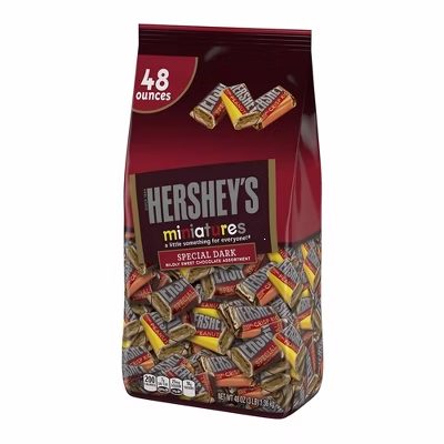 Hershey's special Dark Mildly Sweet Chocolate Miniatures Assortment - 48oz