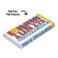 Tony's Chocolonely White Chocolate Bar - 6.35oz