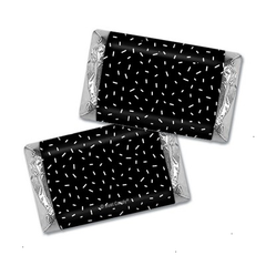 34 Pcs Black Candy Party Favors Hershey's Miniatures Chocolate