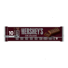 HERSHEY'S Milk Chocolate Snack Size Candy Bars - 4.5oz/10ct