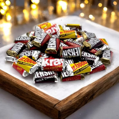 Hershey's 1 LB Miniatures Variety Pack - Individually Wrapped Assorted Mini Chocolate Candy Bars - Bulk Packaging