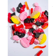 BUBS Swedish Candy Sweet Gummies Mix Vegan & Gluten Free - Skulls, Ovals, Logs & More - 0.5LB