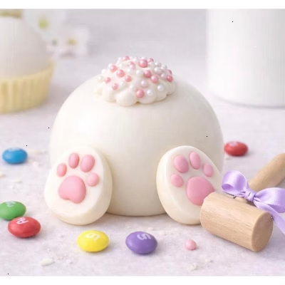 Sassy Little Southern 2-Pack Breakable Ghirardelli Chocolate Bunny Butts – Easter Candy-Filled Smash Gift with Wooden Mallet