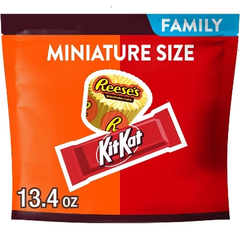 Reese's, Kit Kat Miniatures Assorted Milk Chocolate Candy - 13.4oz