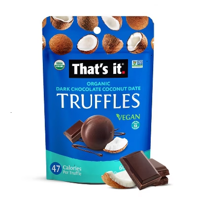 That's it. Organic Dark Chocolate Coconut Truffles - 3.4oz