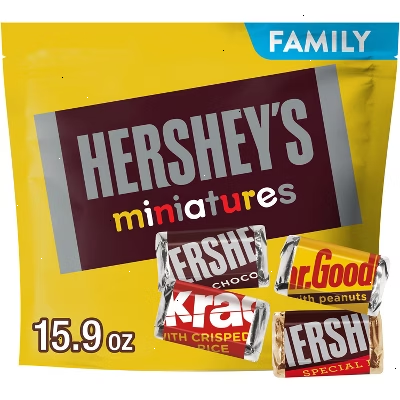 HERSHEY'S Miniatures Assorted Chocolate Candy - 15.9oz
