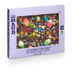 Maud Borup Candy Milk Chocolate Celebration Bar - 12.75oz
