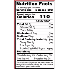 Dulces Mara Candy King Size Fresada Tub - 8oz