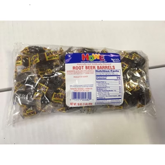 Howe Traditional Nostalgic Candies, Vintage Style Old Fashioned Candy Flavors, Root Beer Hard Candy Barrels, 16 Oz